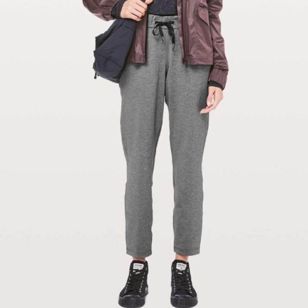 Lululemon On The Fly Pant 28" Luxtreme Heathered Black